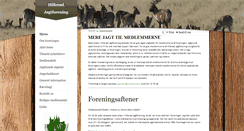 Desktop Screenshot of hilleroedjagtforening.dk